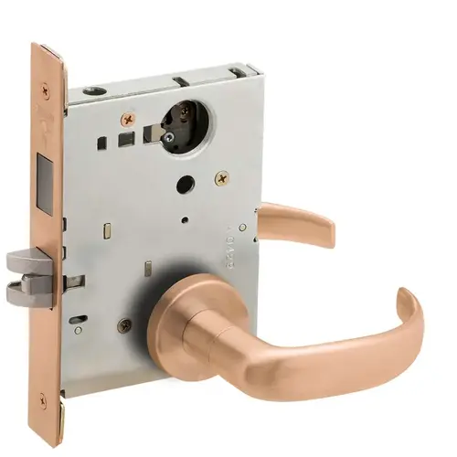 Lock Mortise Lock Satin Bronze Clear Coated