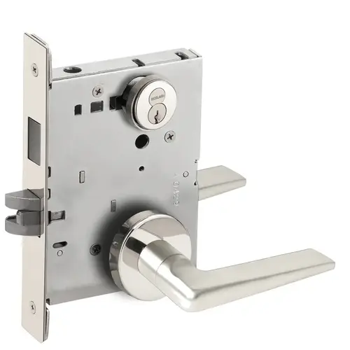 Lock Mortise Lock Bright Chrome