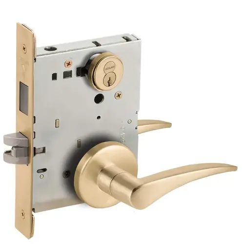 Lock Mortise Lock Satin Brass