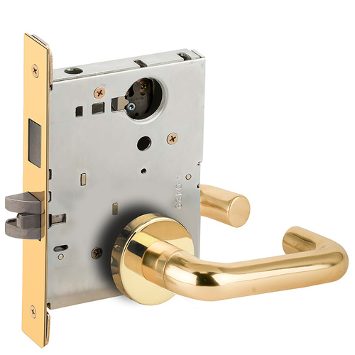 Lock Mortise Lock Bright Brass