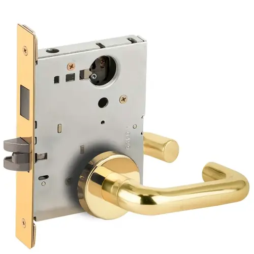 Lock Mortise Lock Bright Brass