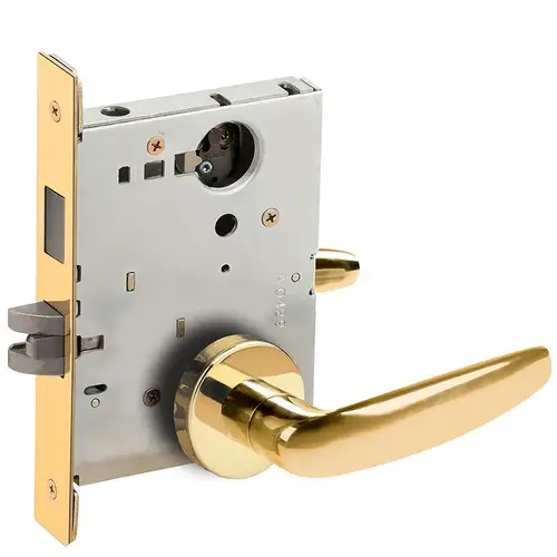 Lock Mortise Lock Bright Brass