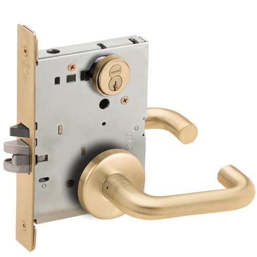 Lock Mortise Lock Satin Brass