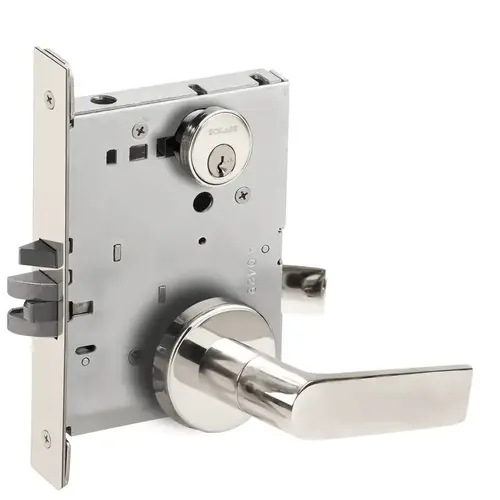 Mortise Lock Bright Chrome