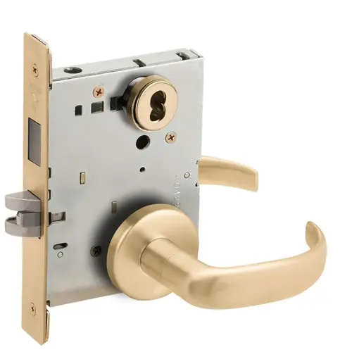 Lock Mortise Lock Satin Brass