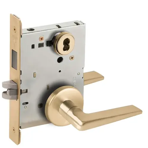 Lock Mortise Lock Satin Brass