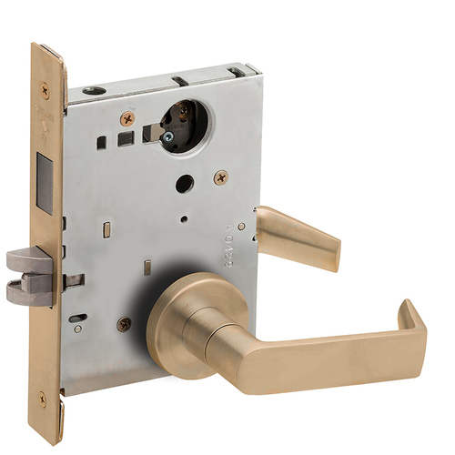 Lock Mortise Lock Satin Brass Blackened Satin Relieved Clear Coated