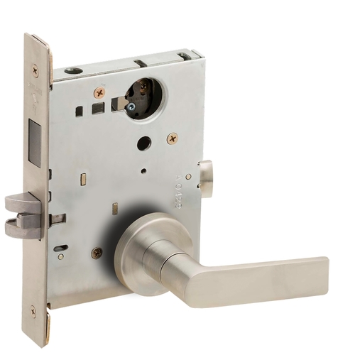 Lock Mortise Lock Satin Nickel Plated Clear Coated