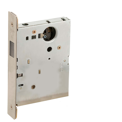 Mortise Lock Satin Nickel Plated Clear Coated