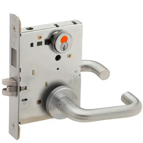 Lock Mortise Lock Satin Stainless Steel