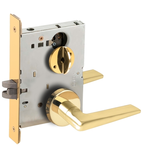 Mortise Lock Bright Brass