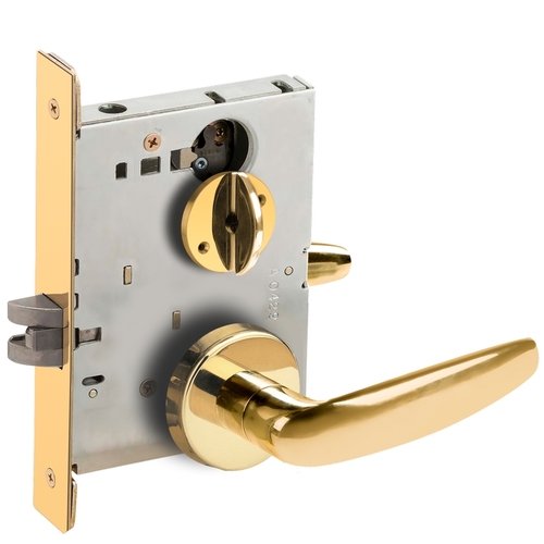 Mortise Lock Bright Brass