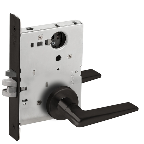 Mortise Lock Flat Black Coated