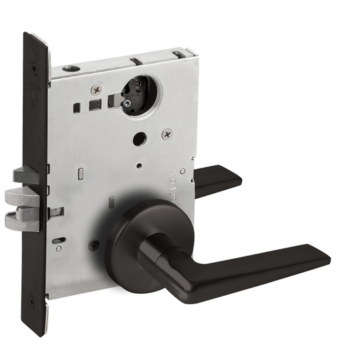 Mortise Lock Flat Black Coated