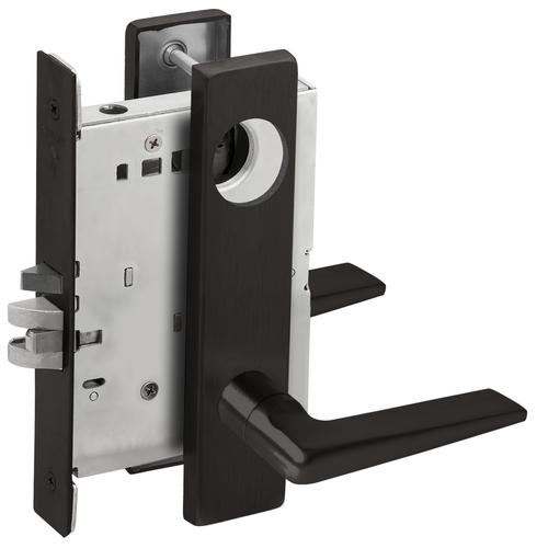 Mortise Lock Flat Black Coated