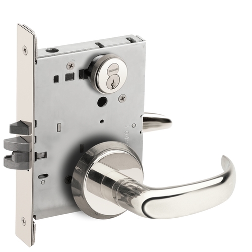 Mortise Lock Bright Chrome