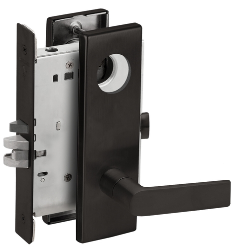 Mortise Lock Flat Black Coated