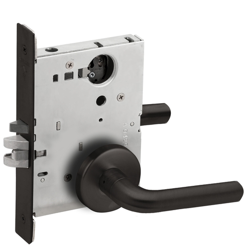 Mortise Lock Flat Black Coated