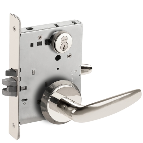 Mortise Lock Bright Chrome