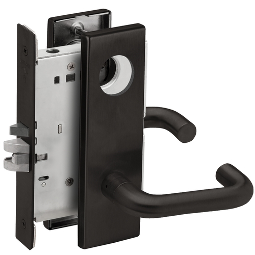 Mortise Lock Flat Black Coated