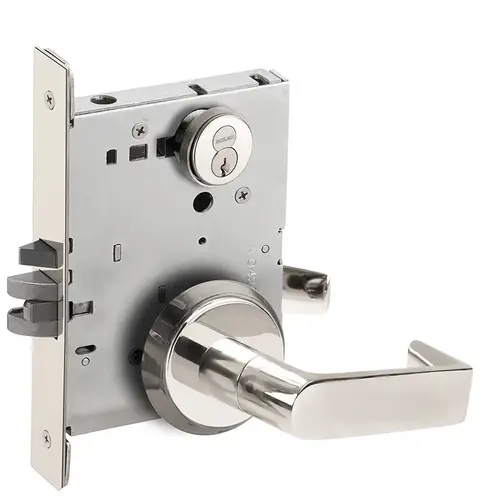 Mortise Lock Bright Stainless Steel