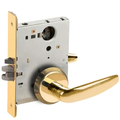 Mortise Lock Bright Brass