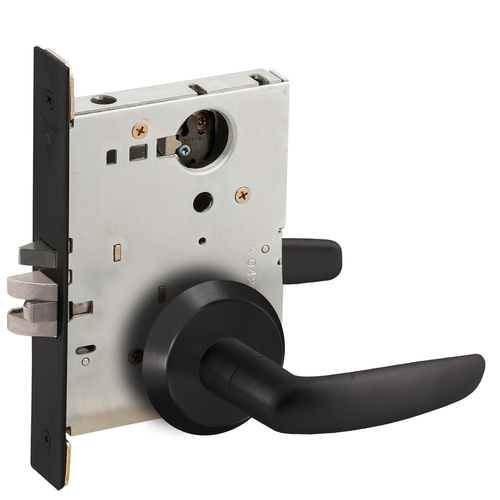 Mortise Lock Flat Black Coated