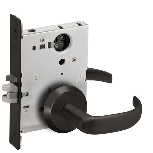 Mortise Lock Flat Black Coated