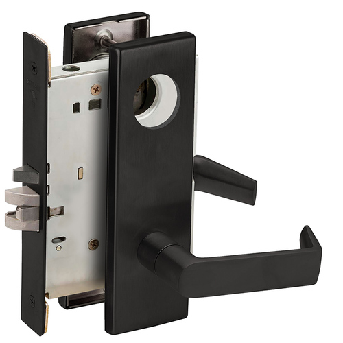 Mortise Lock Flat Black Coated