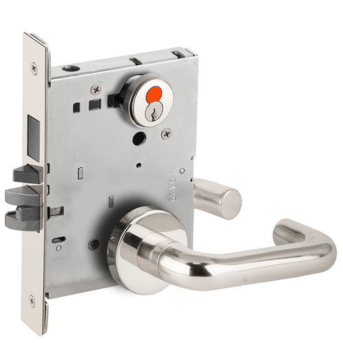 Mortise Lock Bright Chrome