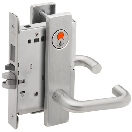 Mortise Lock Satin Chrome