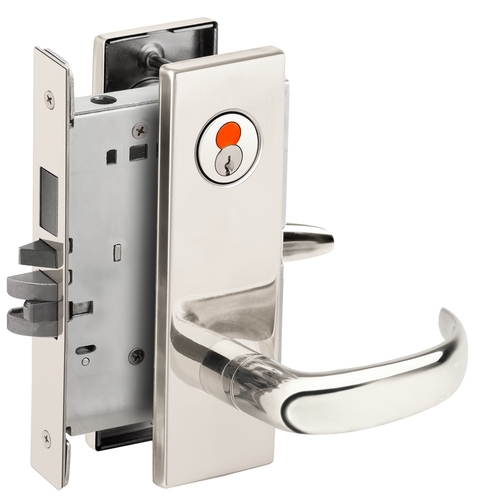 Mortise Lock Bright Chrome