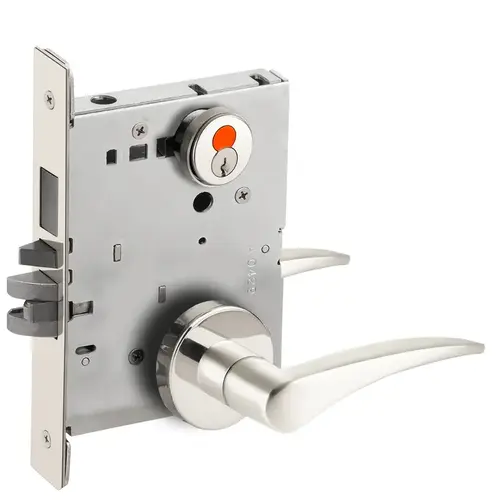 Mortise Lock Bright Chrome