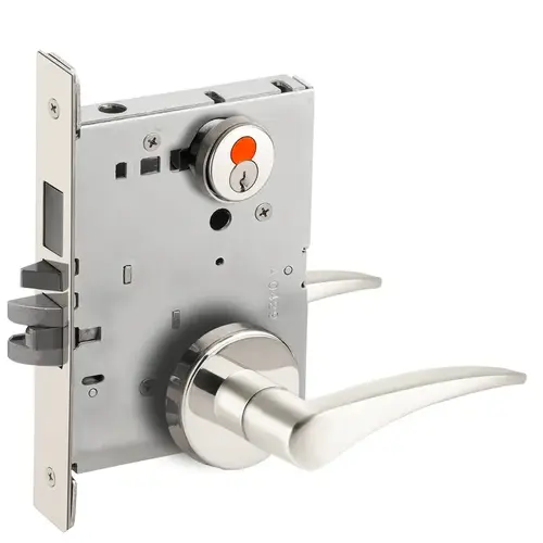 Mortise Lock Bright Stainless Steel