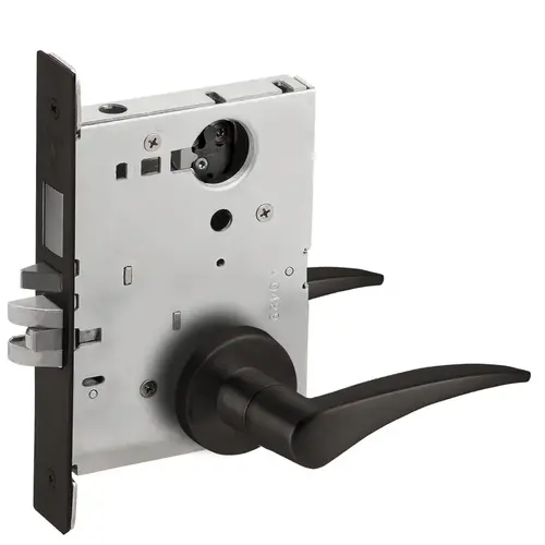 Mortise Lock Flat Black Coated