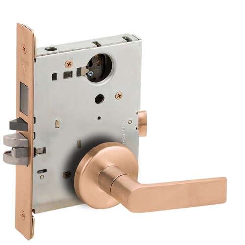 Mortise Lock Satin Bronze Clear Coated