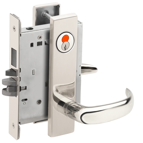 Mortise Lock Bright Stainless Steel