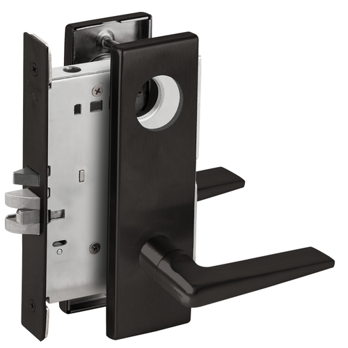 Mortise Lock Flat Black Coated