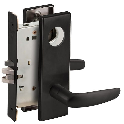 Mortise Lock Flat Black Coated