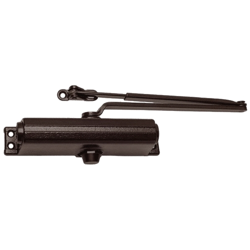 1260 Series Surface Mounted Door Closer, Dark Bronze Painted