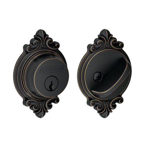 Schlage Residential B60 BRK 716 KA4 Grade 1 Single Cylinder Deadbolt