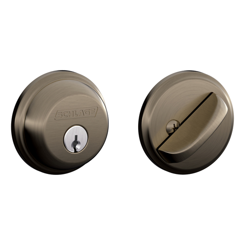 Grade 1 Single Cylinder Deadbolt, Conventional Cylinder, Triple Option Latch, Round Corner Strike with Reinforcer, Keyed Alike, Satin Nickel Plated Blackened Satin Relieved CC Satin Nickel Plated Blackened Satin Relieved CC