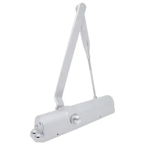 Grade 1 Surface Door Closer, Adjustable Size 1-6, Heavy Duty Regular/Top Jamb Arm with Compression Stop, Push or Pull Side, Primed for Painting, Non-handed Primed for Painting