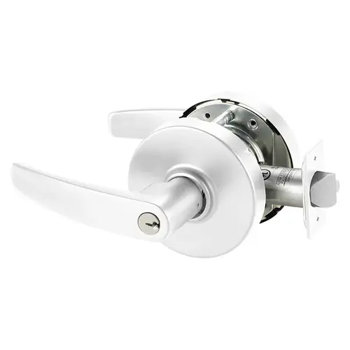 23SC-10XG70 LB WSP Electrified Cylindrical Lock White Suede Powder Coat