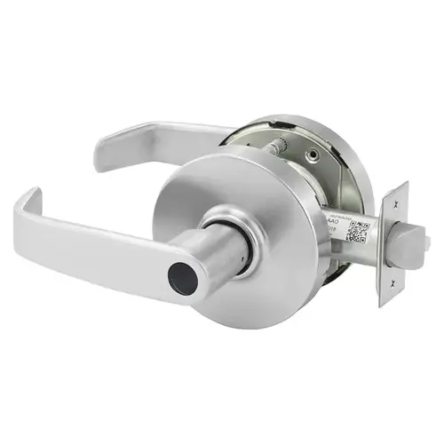 KIT - 10X-Line Service Station L Lever, Less C10X-1 Cylinder, 2-3/4" Backset, Grade 1, ANSI Strike, 626/US26D Satin Chrome