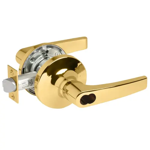 Cylindrical Lock Bright Brass