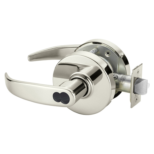 Cylindrical Lock Polished Nickel