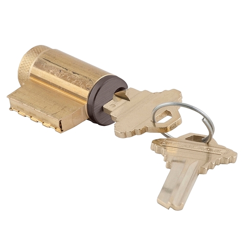 Key-in-Lever Cylinder, 6-pin, C Keyway, Keyed Different, 2 Keys, Aged Bronze Finish, Non-handed Aged Bronze