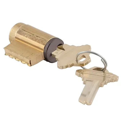 Key-in-Lever Cylinder, 6-pin, G Keyway, Keyed Different, 2 Keys, Aged Bronze Finish, Non-handed Aged Bronze