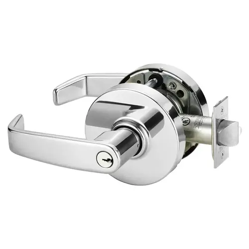 25RX-10XG71 LL 26 Electrified Cylindrical Lock Bright Chrome